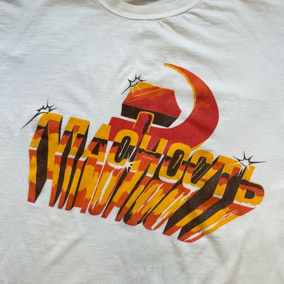 Vintage 80s Russian Cyrillic printed T-shirt, super soft boxy cropped fit - Picture 2 of 7